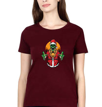 Load image into Gallery viewer, Monster T-Shirt for Women-XS(32 Inches)-Maroon-Ektarfa.online
