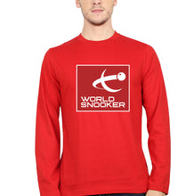 Load image into Gallery viewer, World Snooker (WST) Full Sleeves T-Shirt for Men-Red-Ektarfa.online

