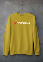 Load image into Gallery viewer, Yokohama Unisex Sweatshirt for Men/Women-S(40 Inches)-Mustard Yellow-Ektarfa.online

