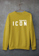 Load image into Gallery viewer, DSQUARED - ICON Unisex Sweatshirt for Men/Women-Mustard Yellow-Ektarfa.online
