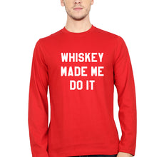 Load image into Gallery viewer, Whiskey Full Sleeves T-Shirt for Men-Red-Ektarfa.online
