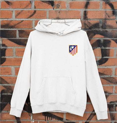 Atlético Madrid Unisex Hoodie for Men/Women-White-Ektarfa.online