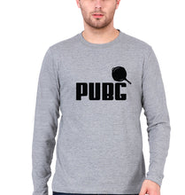 Load image into Gallery viewer, PUBG Full Sleeves T-Shirt for Men-Grey Melange-Ektarfa.online
