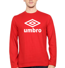 Load image into Gallery viewer, Umbro Full Sleeves T-Shirt for Men-Red-Ektarfa.online
