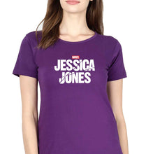 Load image into Gallery viewer, Jessica Jones T-Shirt for Women-Purple-Ektarfa.online
