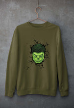 Load image into Gallery viewer, Hulk Unisex Sweatshirt for Men/Women-Olive Green-Ektarfa.online
