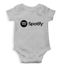 Load image into Gallery viewer, Spotify Kids Romper For Baby Boy/Girl-0-5 Months(18 Inches)-Grey-Ektarfa.online
