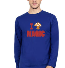 Load image into Gallery viewer, Mushroom Full Sleeves T-Shirt for Men-Royal blue-Ektarfa.online
