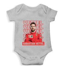 Load image into Gallery viewer, Sebastian Vettel F1 Kids Romper For Baby Boy/Girl-Grey-Ektarfa.online
