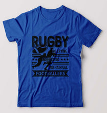 Load image into Gallery viewer, Rugby T-Shirt for Men-Royal Blue-Ektarfa.online
