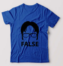 Load image into Gallery viewer, Dwight Schrute T-Shirt for Men-Royal Blue-Ektarfa.online
