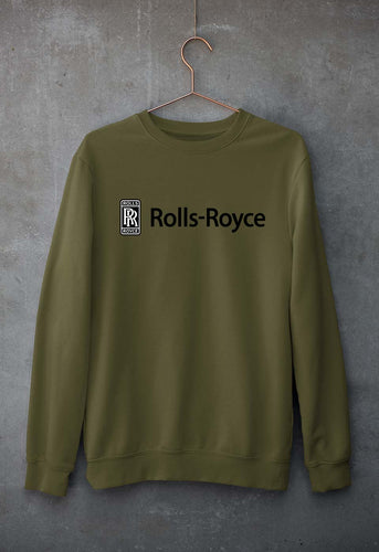 Rolls Royce Unisex Sweatshirt for Men/Women-Olive Green-Ektarfa.online