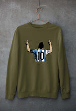 Load image into Gallery viewer, Messi Unisex Sweatshirt for Men/Women-S(40 Inches)-Olive Green-Ektarfa.online

