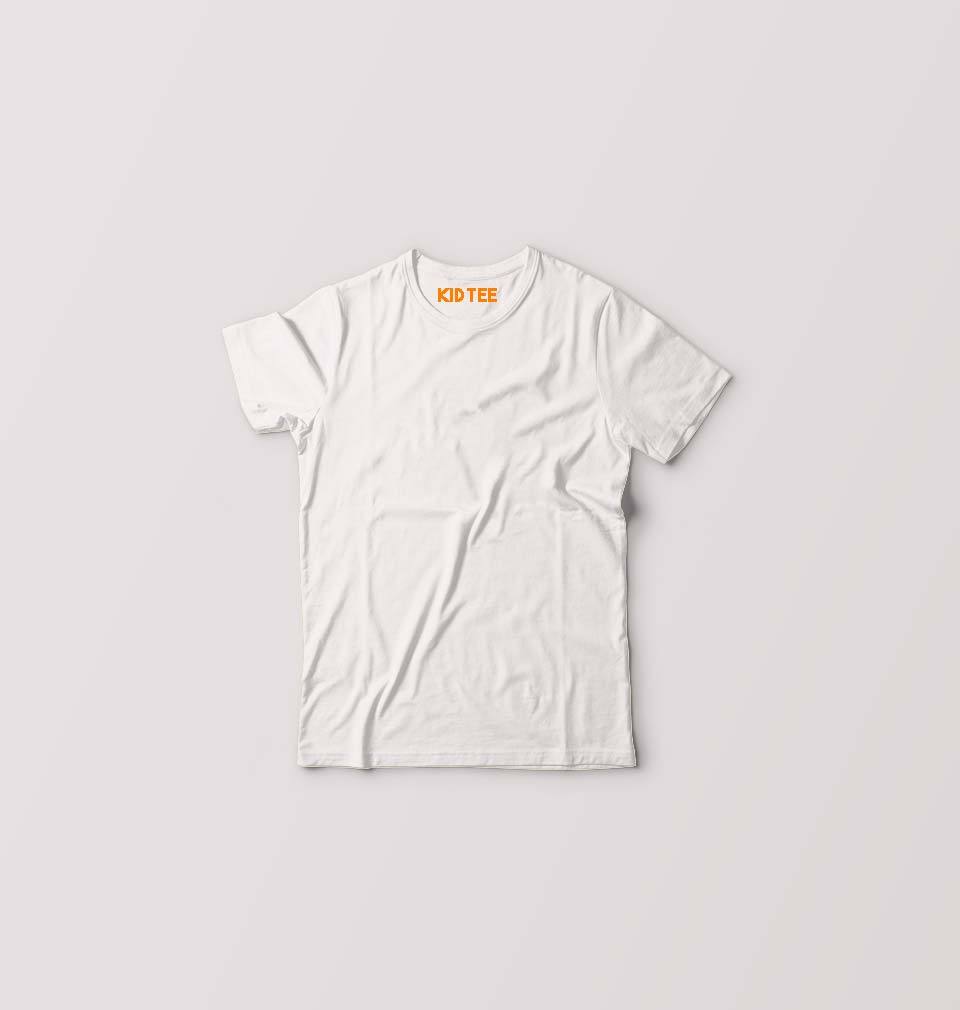 Kids Plain White T-shirt For Boy/Girl-ektarfa.com