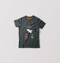 Load image into Gallery viewer, Ladakh Calling Kids T-Shirt for Boy/Girl-Steal Grey-Ektarfa.online
