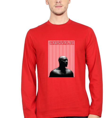Wyclef Jean Full Sleeves T-Shirt for Men-Red-Ektarfa.online