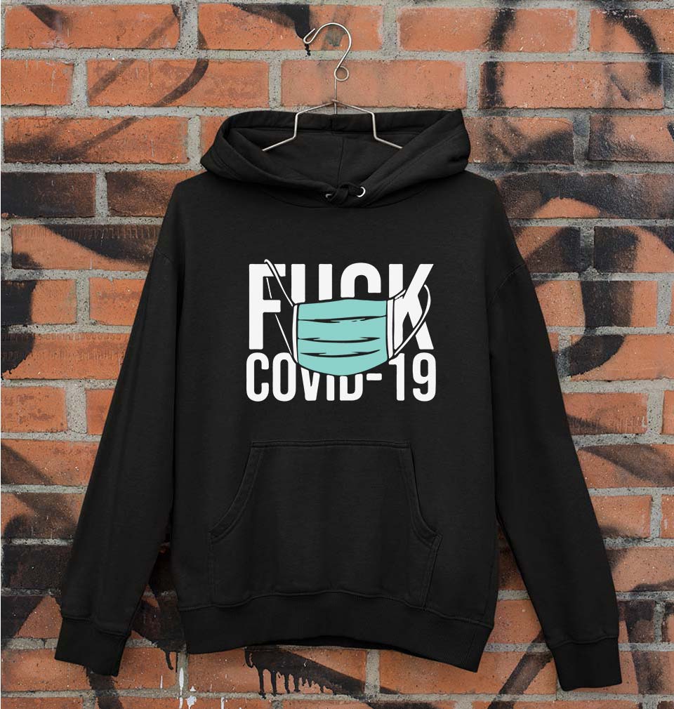 Fuck Covid Unisex Hoodie for Men/Women-Black-Ektarfa.online