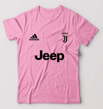 Load image into Gallery viewer, Juventus F.C. 2021-22 T-Shirt for Men-S(38 Inches)-Light Baby Pink-Ektarfa.online

