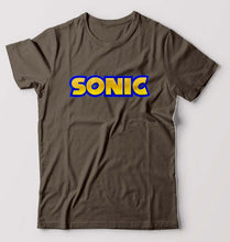 Load image into Gallery viewer, Sonic T-Shirt for Men-Olive Green-Ektarfa.online
