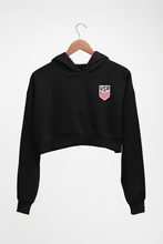 Load image into Gallery viewer, USA Football Crop HOODIE FOR WOMEN
