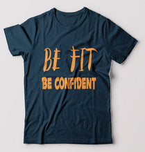 Load image into Gallery viewer, Gym Fit T-Shirt for Men-Petrol Blue-Ektarfa.online
