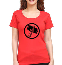 Load image into Gallery viewer, Thor Superhero T-Shirt for Women-Red-Ektarfa.online
