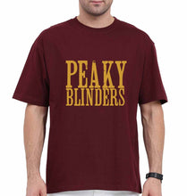 Load image into Gallery viewer, Peaky Blinders Oversized T-Shirt for Men-Maroon-Ektarfa.online
