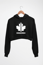 Load image into Gallery viewer, DSQUARED2 Crop HOODIE FOR WOMEN-Black-Ektarfa.online
