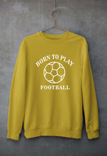 Load image into Gallery viewer, Play Football Unisex Sweatshirt for Men/Women-S(40 Inches)-Mustard Yellow-Ektarfa.online
