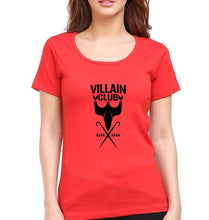 Load image into Gallery viewer, Villain Club T-Shirt for Women-XS(32 Inches)-Red-Ektarfa.online

