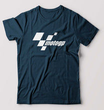 Load image into Gallery viewer, MotoGP T-Shirt for Men-S(38 Inches)-Petrol Blue-Ektarfa.online
