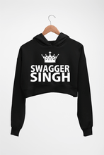 Load image into Gallery viewer, Swagger Singh Crop HOODIE FOR WOMEN

