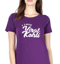 Load image into Gallery viewer, Virat Kohli T-Shirt for Women-Purple-Ektarfa.online
