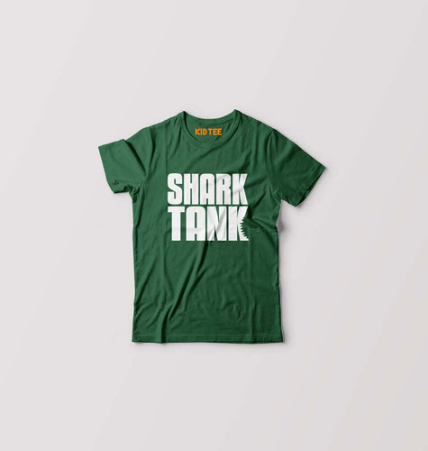 Shark Tank Kids T-Shirt for Boy/Girl-Dark Green-Ektarfa.online