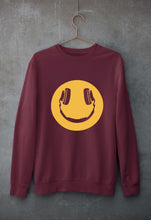 Load image into Gallery viewer, Emoji Headphone Music Unisex Sweatshirt for Men/Women-Maroon-Ektarfa.online
