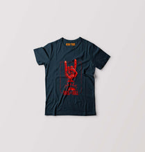 Load image into Gallery viewer, Rock &amp; Roll Kids T-Shirt for Boy/Girl-Petrol Blue-Ektarfa.online
