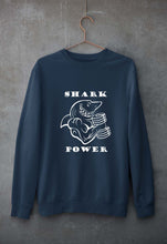 Load image into Gallery viewer, Gym Shark Power Unisex Sweatshirt for Men/Women-S(40 Inches)-Navy Blue-Ektarfa.online
