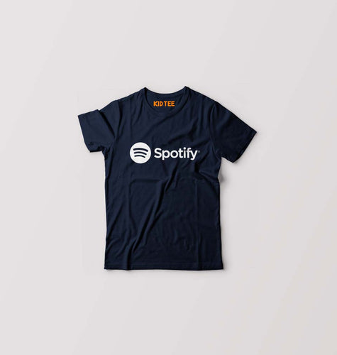 Spotify T-Shirt for Boy/Girl-Navy Blue-Ektarfa.online