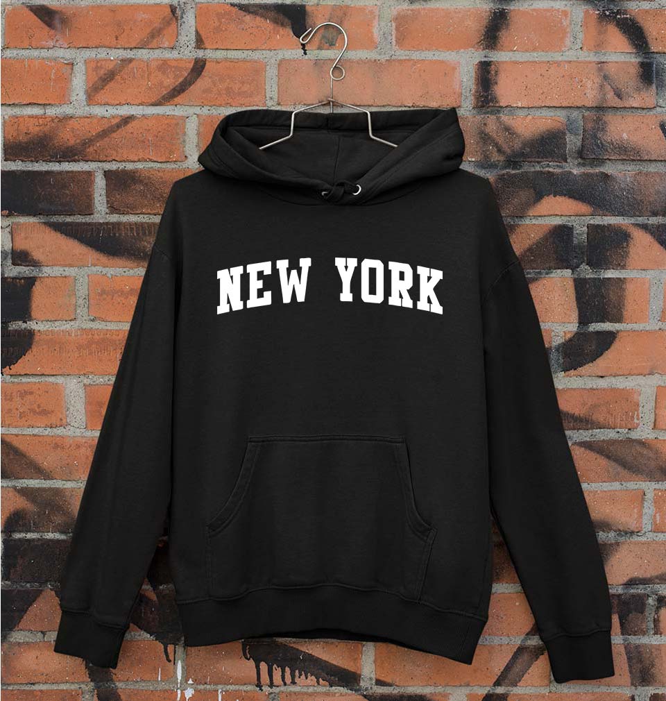 New York Unisex Hoodie for Men/Women-Black-Ektarfa.online