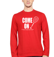 Load image into Gallery viewer, Tennis Full Sleeves T-Shirt for Men-Red-Ektarfa.online
