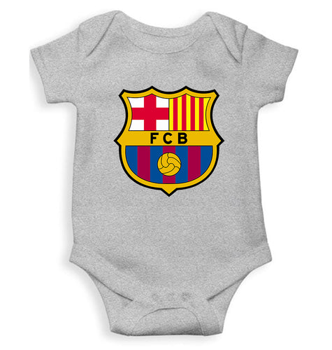 Barcelona Kids Romper For Baby Boy/Girl-0-5 Months(18 Inches)-Grey-Ektarfa.online