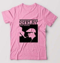 Load image into Gallery viewer, Peaky Blinders T-Shirt for Men-S(38 Inches)-Light Baby Pink-Ektarfa.online
