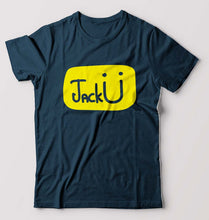 Load image into Gallery viewer, Jack u T-Shirt for Men-Petrol Blue-Ektarfa.online
