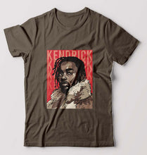 Load image into Gallery viewer, Kendrick Lamar T-Shirt for Men-S(38 Inches)-Olive Green-Ektarfa.online
