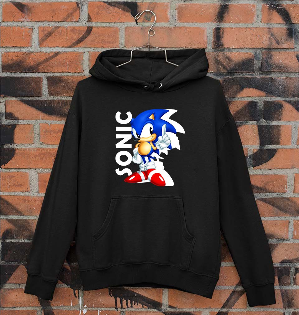 Sonic Unisex Hoodie for Men/Women-Black-Ektarfa.online