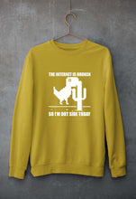 Load image into Gallery viewer, Internet Unisex Sweatshirt for Men/Women-Mustrad Yellow-Ektarfa.online
