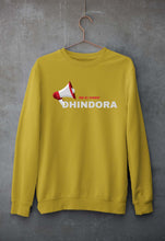 Load image into Gallery viewer, Dhindora(BB ki Vines) Unisex Sweatshirt for Men/Women-S(40 Inches)-Mustard Yellow-Ektarfa.online
