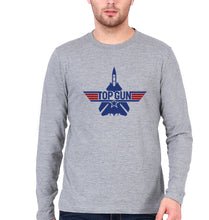 Load image into Gallery viewer, Top Gun Full Sleeves T-Shirt for Men-Grey Melange-Ektarfa.online
