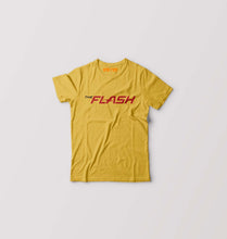 Load image into Gallery viewer, Flash Superhero Kids T-Shirt for Boy/Girl-Golden Yellow-Ektarfa.online

