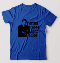 Load image into Gallery viewer, Michael Scott That&#39;s What She Said T-Shirt for Men-Royal Blue-Ektarfa.online
